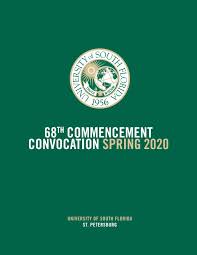 Spring 2020 USF St. Petersburg Commencement Program by USF Commencement
