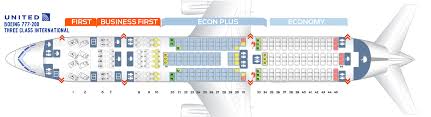 It is the world's largest twinjet. Seat Map Boeing 777 200 United Airlines Best Seats In Plane