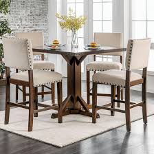 This beautiful deracy side table is contemporary and minimalistic addition to your living space and can be used as innovative option to beside table or to uplift a corner as a side table. Ophelia Co Burkitt Counter Height Solid Wood Pedestal Dining Table Reviews Wayfair