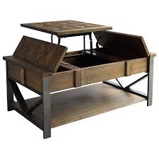 Industrial furniture swivel metal castors casters caster wheels coffee table wheels circle graphite 7,6 cm. Ageweed Industrial Coffee Table Solid Wood With Wheels Adjustable Lift Top Table Metal Frame Hidden Storage Compartment For Home Living Room Buy Online In Dominica At Dominica Desertcart Com Productid 183299851
