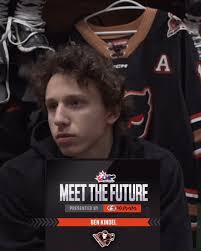 “They told me to enjoy every moment I get.”, As he prepares for the 2025  #NHLDraft, @whlhitmen forward Ben Kindel is soaking up advice from his  parents and professional soccer players, Steve Kindel ...