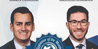 Hammoud, Camilleri Awarded Legislator of the Month