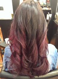 Dark Brown To Pink Burgundy Ombre By Yuri Brown Ombre Hair Hair Styles Hair Color Burgundy