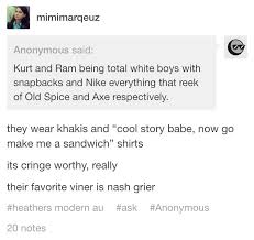 I Love This Modern Heathers Au We Don T See Enough Of The Modern Au Heathers The Musical Musicals Funny Musical Movies