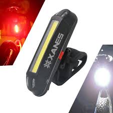 Xanes 2 In 1 500lm Bicycle Usb Rechargeable Led Bike Light Taillight Ultralight Warning Night Sale Banggood Com