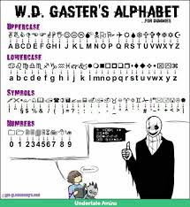 Download undertale logo font for free only from our website. W D Gaster S Alphabet Undertale Gaster Undertale Undertale Funny