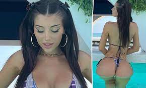 TikTok star Mikaela Testa flaunts her sensational curves in a tiny string  bikini | Daily Mail Online