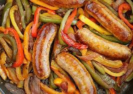 One Pan Rigatoni With Creamy Red Wine Tomato Sauce Holland House In 2020 Stuffed Peppers Sausage Peppers And Onions Italian Sausage