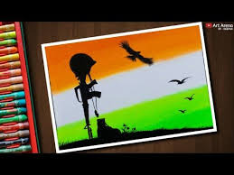 Fallen Soldier Drawing For Beginners With Oil Pastels Step By Step Drawing Lailah Magazine Oil Pastel Oil Pastel Colours Soldier Drawing