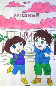 Guest Post Friendzone Dora Explores All Possible Ways To Be Best Friends Facebook Friend Julie Doe Shared This Page Thanks Unibul Press Corrupt Coloring Book Kids Coloring Books Cute Coloring Pages