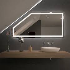 Spiegel Fur Dachschragen Mit Led Beleuchtung Fiola 989707058 Badezimmer Dachschrage Bad Spiegel Beleuchtung Led Beleuchtung