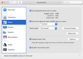 This feature is embedded in the operating system as an accessibility feature and also has uses in the classroom for zooming out. How To Zoom In Or Out On Mac Apple Support