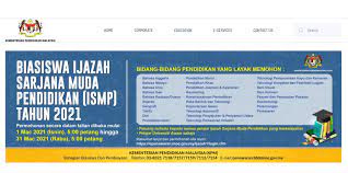 Check spelling or type a new query. Ismp 2021 Permohonan Biasiswa Ijazah Sarjana Muda Pendidikan
