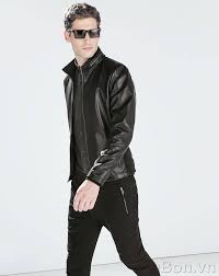Áo khoác da nam Zara xuất khẩu AK59 - Áo khoác nam