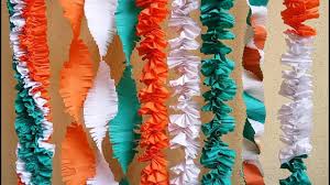 Independenceday Special 2019 Tricolor Crepe Streamer Paper Garland Tutor Crepe Streamers Paper Garland Crepe Paper Garland