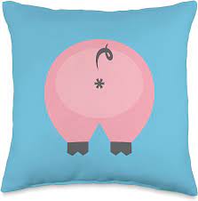 Amazon.com: Cool Funny Gay Pig Play Gift Idea & Accessories Oink Nasty Butt  Funny Pig Lover Surprise Turn Around Throw Pillow, 16x16, Multicolor : Home  & Kitchen