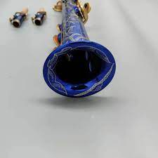 Professional Good Quality Sachs Chinese Sax Lacquer Gold Blue Saxophone  soprano - AliExpress