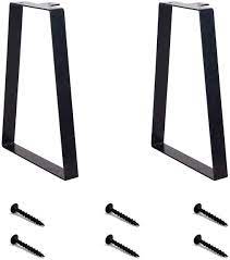 We offer a variety of styles of metal table legs that can be used for any purpose. Amazon Com Nxn Home Set Of 2 Metal Table Legs 16 Tall Trapezoid Bench Legs Coffee Table Legs Diy Furniture Legs Black Kitchen Dining