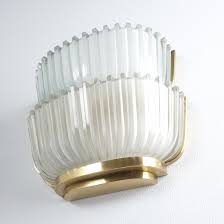 These in order to make the most of the light source while. Art Deco Pair Of Glass And Brass Sconces Refurbished Italy Circa 1940