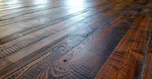 This reversible board has a rustic appearance on the rough sawn face with a smooth back. Rough Sawn Douglas Fir Wood Flooring Sustainable Lumber Co