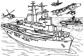 Navy coloring pages for kids. British Aircraft Carrier Invisible Coloring Pages Coloring Sky