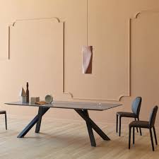 This opens in a new window. Gustave Dining Table Dark Ceramic Miniforms Glassdomain