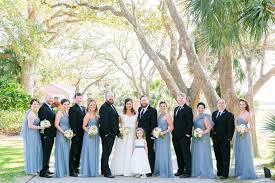 French Blue Bridesmaid Dresses Black Suits Water Inspired Spring Wedding At Lowndes Grove In Charl French Blue Wedding Wedding French Blue Bridesmaid Dress