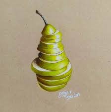 I've included an apple, banana, orange, and grapes. Hyperrealistic Pencil Drawings Realistic Drawings For Beginners Image Of Hyper Realistic Drawing Psartworks In The Ultimate Resource For Fine Art Visual Art History Art History Information