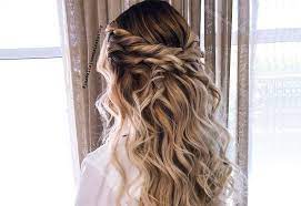 Glam up your hairstyle with a simple thin ribbon in a neutral color. 27 Prettiest Half Up Half Down Prom Hairstyles For 2021