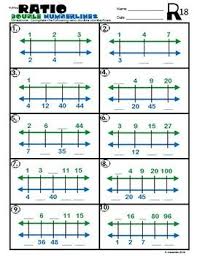 6 Rp 3a Ratio Double Numberlines Double Numbers Mathematics