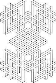 Geometric Shapes Cartoon Coloring Page Geometric Coloring Pages Coloring Pages Pattern Coloring Pages