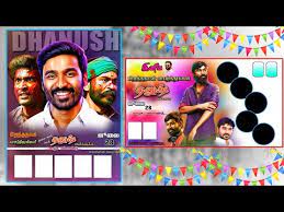 Dhanush Birthday Psd Banner Free Download Youtube
