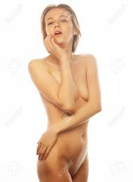 Elegant Nude Woman With Short Blond Hair. Stock Photo, Picture and Royalty  Free Image. Image 75959819.