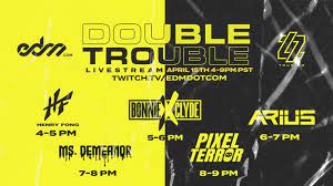 Edm Com Announces Double Trouble Live Stream Nowplaying Radio Listenlive Music Newmusic Soundcloud Playlist Electronic Dance Music Dance Music Dark Pop
