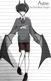 Astre The Pitch-Black Dragon CosmicSerpent - Illustrations ART street