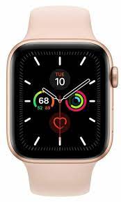 The apple watch series 5 is the first apple watch to always shows the time. Apple Watch Series 5 44 Mm Gold Tone Aluminium Case With Pink Sand Sport Band S M M L Gps Cellular Mwwd2x A For Sale Online Ebay