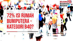 21 tahun hingga 59 tahun; 72 Isi Rumah Bumiputera Kategori B40 Richworks