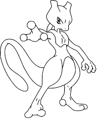 Coloriage pokemon légendaire à imprimer et colorier / cliquez sur l'image pour avoir la version prête à imprimer. Coloriage Mewtwo Pokemon A Imprimer