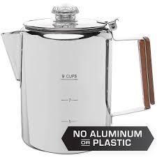 This lantern is cheaper and more portable, and it takes aaa batteries instead of propane Coleman Outdoor Grill Top Drip Coffeemaker Stainless Steel Black Walmart Com Walmart Com