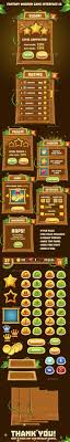 All images and logos are crafted with great workmanship. Fantasy Wooden Game Interface 3 Juegos Interfaz Png