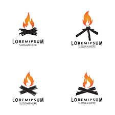 Vector vector icons vector map icon vector ribbon vector logo vector vector sky. Vintage Hipster Bonfire Campfire Logo 2533564 Vector Art At Vecteezy