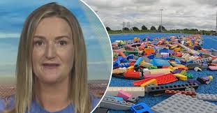 New Zealand mum breaks barefoot LEGO run world record