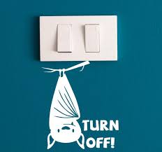 Turning Off Lights Is As Important As Ever In This Ever Changing Environment Which Is Why This Fantastic Light Light Switch Sticker Geek Room Animal Stickers