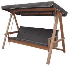 Swing beds are called daybed swings, swinging outdoor beds, and patio beds. Avoca 3 Seat Porch Swing Daybed Craftsman Porch Swings By Lautan 88212 Houzz