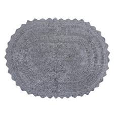 Red blue yellow white gray cute chic unique stripe bathroom mat. Dii Gray Round Crochet Bath Mat