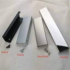 It comes in many shapes and styles; Black Silver Brushed Mirror Hidden Cabinet Handles Stainless Steel Kitchen Cupboard Pulls Drawer Knobs Furniture Handle Cabinet Pulls Aliexpress