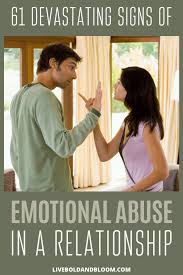 If you've shared something private or shameful with your partner, he or she doesn't treat that information with dignity and compassion. 61 Signs Of Emotional Abuse With A Partner Or Spouse Free Emotional Abuse Test