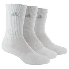 Adidas Womens Cushioned 3pk Crew Sock Whitewhite Shoe Size 510 You Can Get Additional Details At The Image Link Socks Women Adidas Women Women Brands