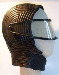 American Black Leather Helmet C 1967 Fashion History