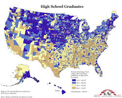 High School Graduates By County Amazing Maps Map Data Map